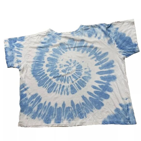 Vtg 2000 LOONEY TUNES Tazmanian Devil Wild Heart Taz Shirt Womens 26W/28W TieDye - Picture 2 of 16